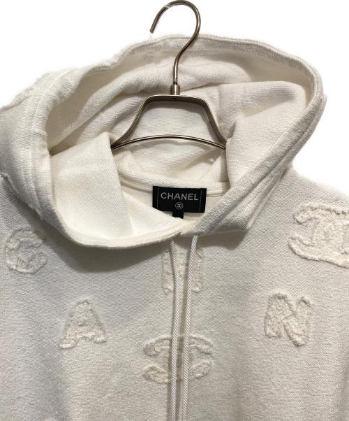 CHANEL（シャネル）CHANEL (シャネル) ココマークフーディー ホワイト サイズ:XSの古着・服飾アイテム