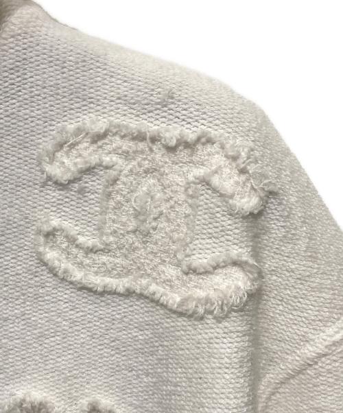 CHANEL（シャネル）CHANEL (シャネル) ココマークフーディー ホワイト サイズ:XSの古着・服飾アイテム