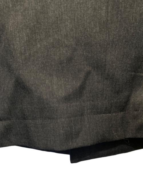Y's（ワイズ）Y's (ワイズ) WOOL GABARDINE WIDE COLLAR JACKET グレー サイズ:2の古着・服飾アイテム