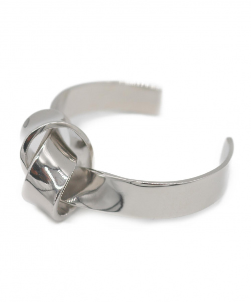 CELINE（セリーヌ）CELINE (セリーヌ) ブレスレット シルバー サイズ:S Knot Flat Braceletの古着・服飾アイテム