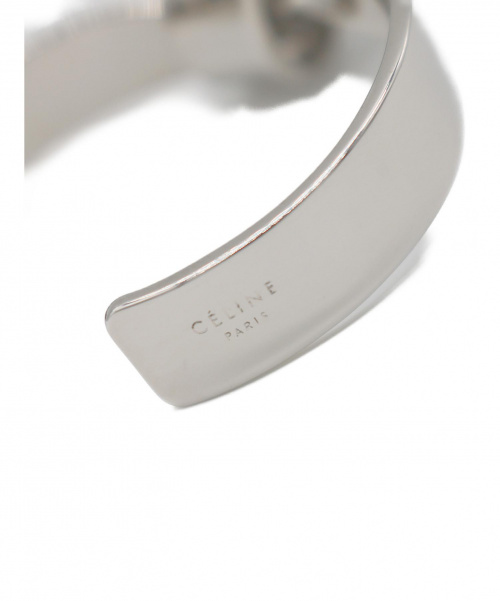 CELINE（セリーヌ）CELINE (セリーヌ) ブレスレット シルバー サイズ:S Knot Flat Braceletの古着・服飾アイテム