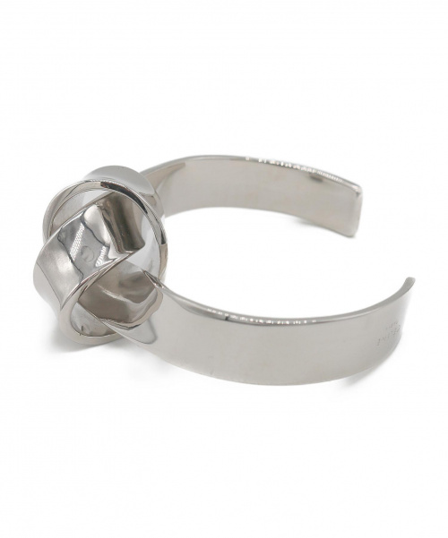 CELINE（セリーヌ）CELINE (セリーヌ) ブレスレット シルバー サイズ:S Knot Flat Braceletの古着・服飾アイテム