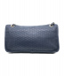 CHANEL (シャネル) メッシュチェーンショルダーバッグ ブルー サイズ:29：208000円