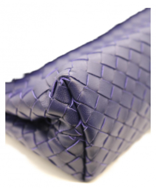 BOTTEGA VENETA（ボッテガベネタ）BOTTEGA VENETA (ボッテガヴェネタ) ショルダーバッグ パープルの古着・服飾アイテム