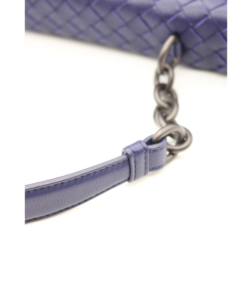 BOTTEGA VENETA（ボッテガベネタ）BOTTEGA VENETA (ボッテガヴェネタ) ショルダーバッグ パープルの古着・服飾アイテム
