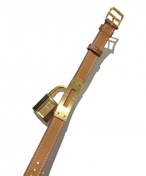 HERMES（エルメス）HERMES (エルメス) ケリーウォッチ ゴールド サイズ:M クォーツ時計の古着・服飾アイテム