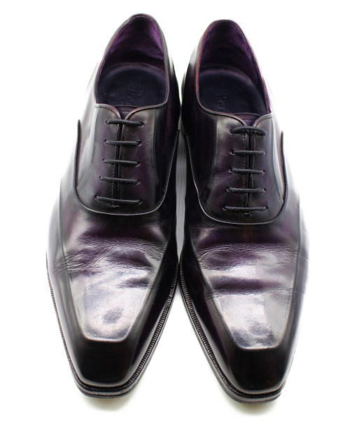 Berluti（ベルルッティ）Berluti (ベルルッティ) レザーシューズ パープル サイズ:81/2の古着・服飾アイテム