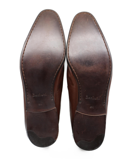 Berluti（ベルルッティ）Berluti (ベルルッティ) レザーシューズ ブラウン サイズ:81/2の古着・服飾アイテム