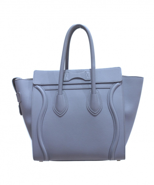 CELINE（セリーヌ）CELINE (セリーヌ) ハンドバッグ/ラゲージマイクロシッョパー ペールブルーの古着・服飾アイテム