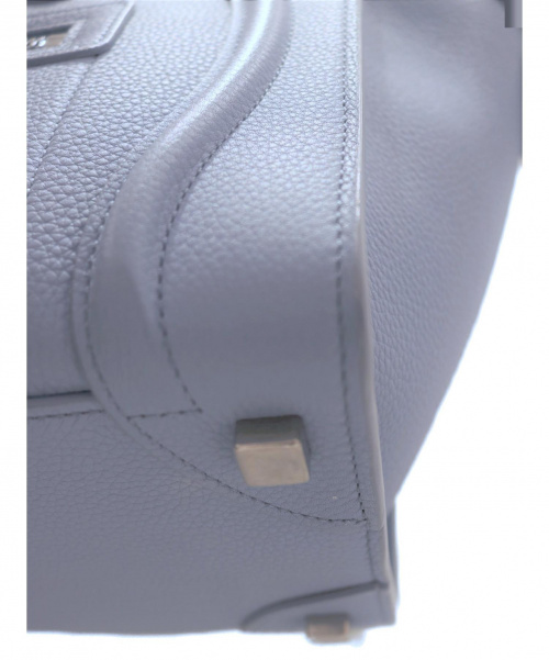 CELINE（セリーヌ）CELINE (セリーヌ) ハンドバッグ/ラゲージマイクロシッョパー ペールブルーの古着・服飾アイテム