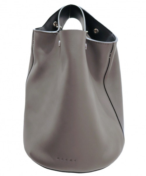 MARNI（マルニ）MARNI (マルニ) 2WAYバケツバッグ グレーの古着・服飾アイテム
