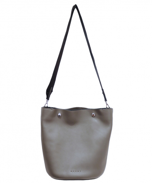 MARNI（マルニ）MARNI (マルニ) 2WAYバケツバッグ グレーの古着・服飾アイテム