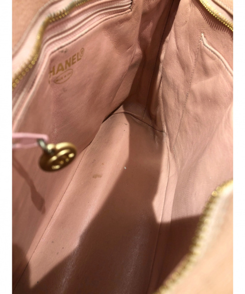 CHANEL（シャネル）CHANEL (シャネル) 復刻トートバッグ ピンク サイズ:- キャビアスキンの古着・服飾アイテム