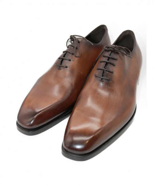 Berluti（ベルルッティ）Berluti (ベルルッティ) レザーシューズ ブラウン サイズ:SIZE 6 1/2の古着・服飾アイテム