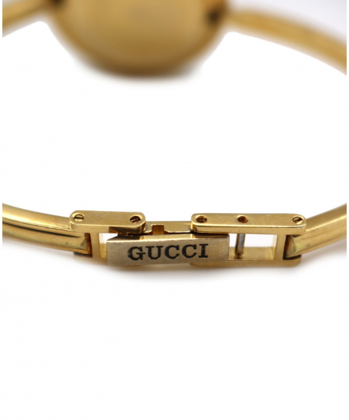 GUCCI（グッチ）GUCCI (グッチ) 12色チェンジベゼル ホワイト サイズ:-  1100-L クォーツ 16cmの古着・服飾アイテム