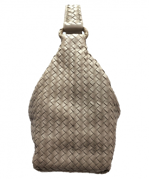 BOTTEGA VENETA（ボッテガベネタ）BOTTEGA VENETA (ボッテガベネタ) ショルダーバッグ/プリュッセ ベージュ イントレチャート/172918　の古着・服飾アイテム