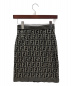 FENDI (フェンディ) ニットスカート グレー サイズ:36 ズッカ柄：39800円