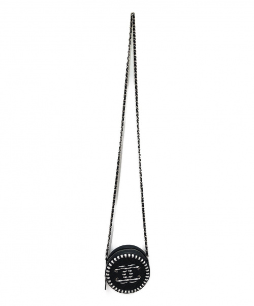 CHANEL（シャネル）CHANEL (シャネル) ラウンドショルダーポーチ/CCフィリグリー ブラック サイズ:- 2019クルーズコレクションの古着・服飾アイテム