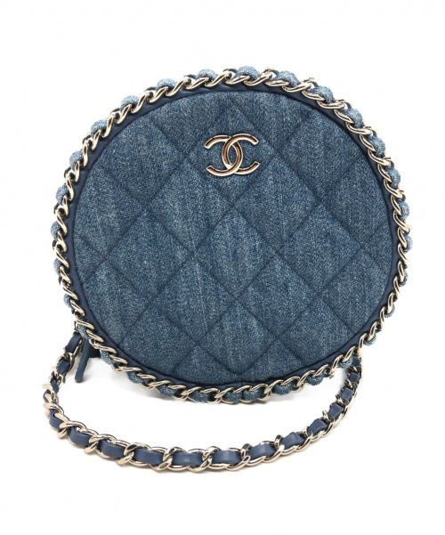 CHANEL（シャネル）CHANEL (シャネル) デニムチェーンショルダーポーチ/2019年モデル スカイブルーの古着・服飾アイテム