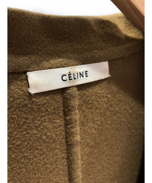 CELINE（セリーヌ）CELINE (セリーヌ) カシミヤコート キャメル サイズ:40の古着・服飾アイテム