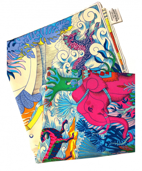 HERMES（エルメス）HERMES (エルメス) カレ90 マルチカラー サイズ:90 未使用品 2019年秋冬コレクション　cosmographia universalisの古着・服飾アイテム