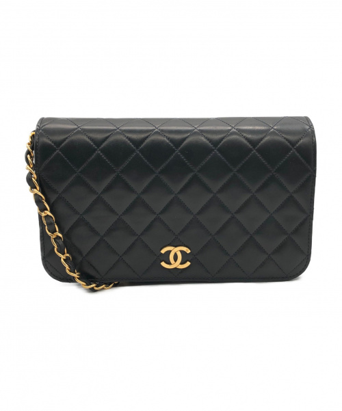 CHANEL（シャネル）CHANEL (シャネル) フルフラップマトラッセ ブラック サイズ:23の古着・服飾アイテム