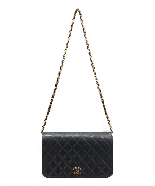 CHANEL（シャネル）CHANEL (シャネル) フルフラップマトラッセ ブラック サイズ:23の古着・服飾アイテム
