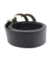 GUCCI (グッチ) トーションGGバックルベルト ブラック サイズ:75：32800円