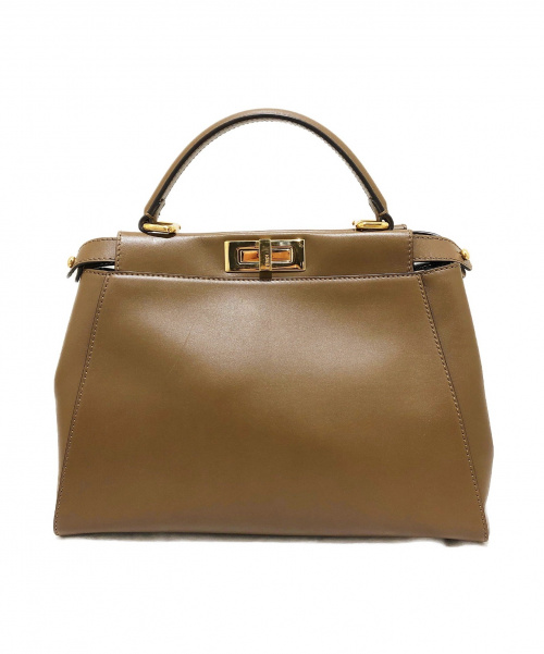 FENDI（フェンディ）FENDI (フェンディ) ピーカブー ブラウン サイズ:-の古着・服飾アイテム