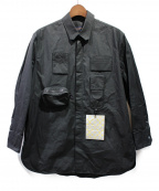 LOUIS VUITTONルイ ヴィトン）の古着「19AW multipocket utility shirt」｜ブラック