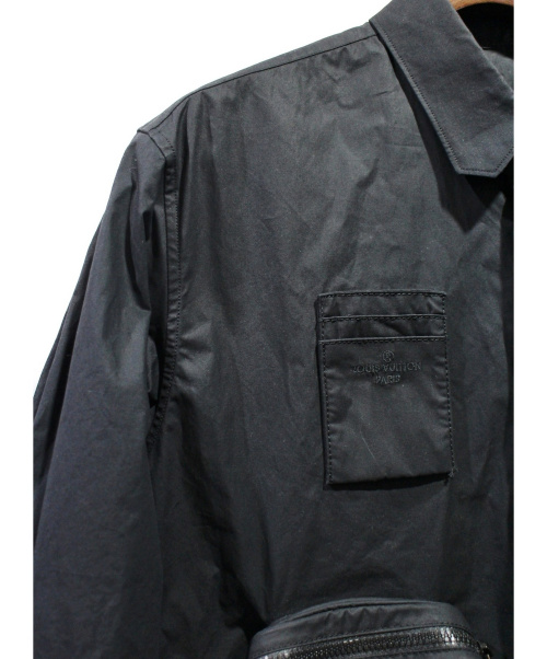LOUIS VUITTON（ルイ ヴィトン）LOUIS VUITTON (ルイヴィトン) 19AW multipocket utility shirt ブラック サイズ:Sの古着・服飾アイテム