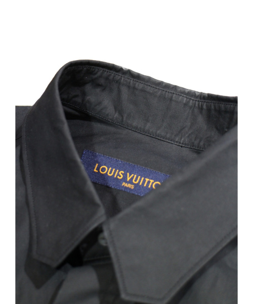 LOUIS VUITTON（ルイ ヴィトン）LOUIS VUITTON (ルイヴィトン) 19AW multipocket utility shirt ブラック サイズ:Sの古着・服飾アイテム
