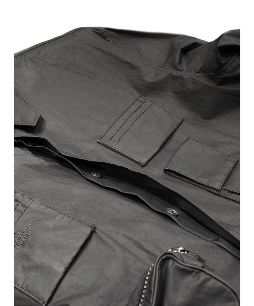 LOUIS VUITTON（ルイ ヴィトン）LOUIS VUITTON (ルイヴィトン) 19AW multipocket utility shirt ブラック サイズ:Sの古着・服飾アイテム