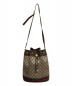 GUCCI (グッチ) 巾着ショルダーバッグ ブラウン サイズ:- GG　シェリーライン：29800円