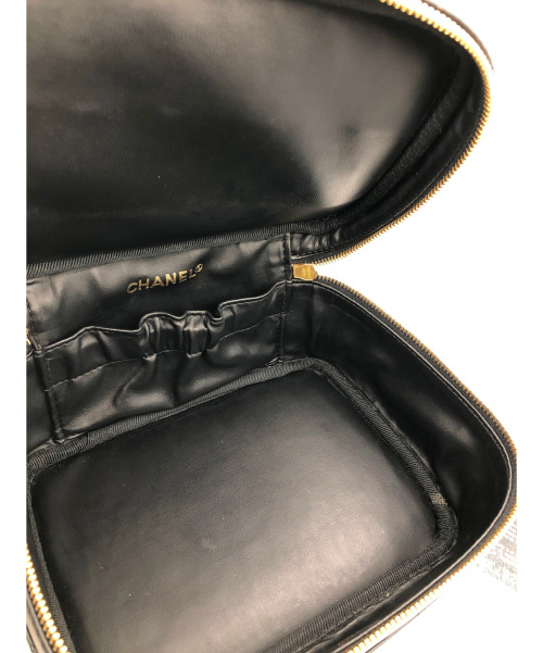 CHANEL（シャネル）CHANEL (シャネル) バニティバッグ ブラック サイズ:- ビコローレの古着・服飾アイテム