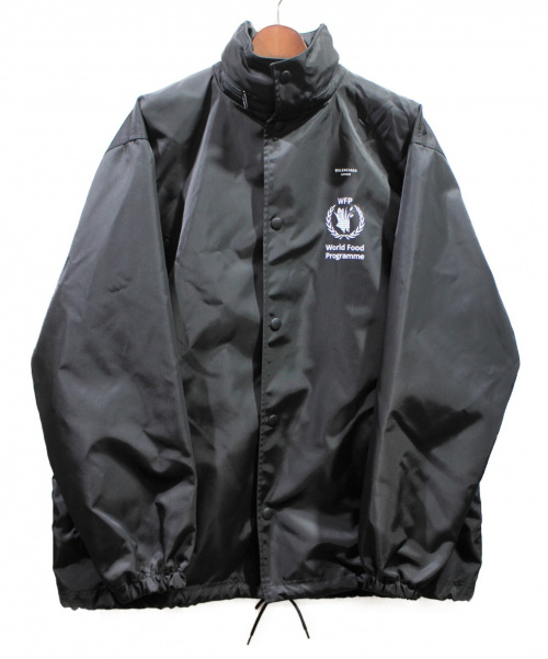BALENCIAGA（バレンシアガ）BALENCIAGA (バレンシアガ) 19SS WFPウィンドブレーカー ブラック サイズ:44の古着・服飾アイテム