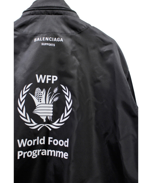 BALENCIAGA（バレンシアガ）BALENCIAGA (バレンシアガ) 19SS WFPウィンドブレーカー ブラック サイズ:44の古着・服飾アイテム