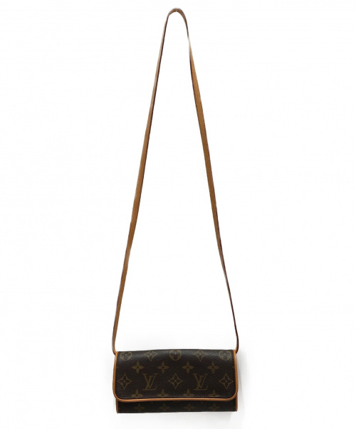 LOUIS VUITTON（ルイ ヴィトン）LOUIS VUITTON (ルイヴィトン) ポシェットツインPM ブラウン サイズ:PM モノグラム　M51854の古着・服飾アイテム