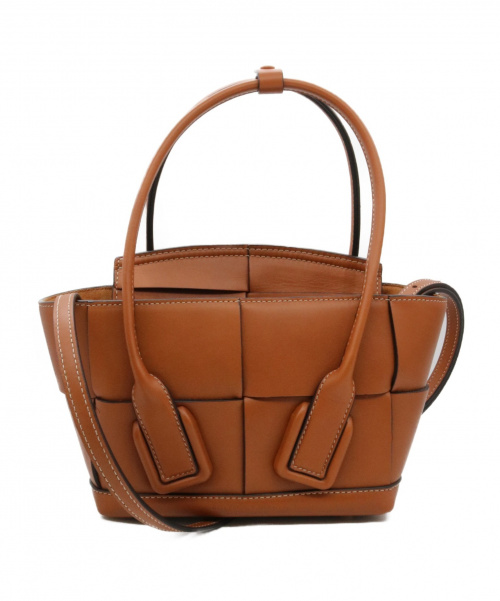 BOTTEGA VENETA（ボッテガベネタ）BOTTEGA VENETA (ボッテガヴェネタ) ミニ ザ・アルコ ブラウン サイズ:-の古着・服飾アイテム