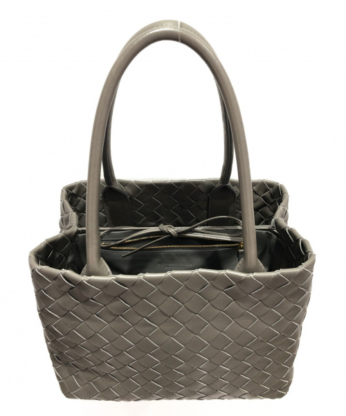BOTTEGA VENETA（ボッテガベネタ）BOTTEGA VENETA (ボッテガヴェネタ) トートバッグ グレー サイズ:-  600887VCPP11408 -の古着・服飾アイテム