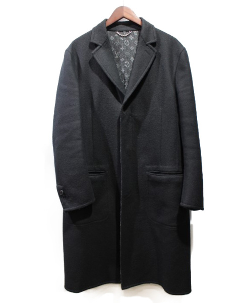 LOUIS VUITTON（ルイ ヴィトン）LOUIS VUITTON (ルイヴィトン) 18AW ダブルフェイスモノグラムコート ブラック サイズ:44 ウールの古着・服飾アイテム