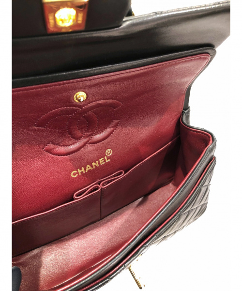CHANEL（シャネル）CHANEL (シャネル) マトラッセチェーンショルダーバッグ ブラック サイズ:23の古着・服飾アイテム