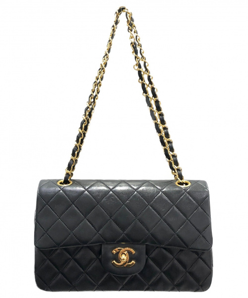 CHANEL（シャネル）CHANEL (シャネル) マトラッセチェーンショルダーバッグ ブラック サイズ:23の古着・服飾アイテム