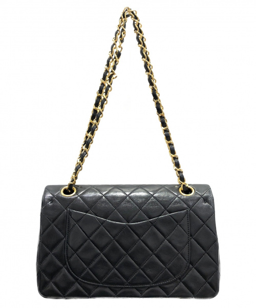 CHANEL（シャネル）CHANEL (シャネル) マトラッセチェーンショルダーバッグ ブラック サイズ:23の古着・服飾アイテム