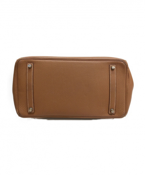 HERMES（エルメス）HERMES (エルメス) バーキン35 ゴールド サイズ:35 内縫い　シルバー金具　トゴ □Hの古着・服飾アイテム