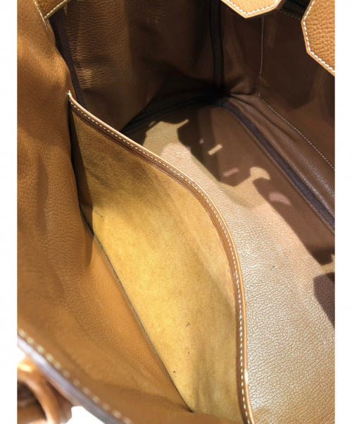 HERMES（エルメス）HERMES (エルメス) バーキン35 ゴールド サイズ:35 内縫い　シルバー金具　トゴ □Hの古着・服飾アイテム