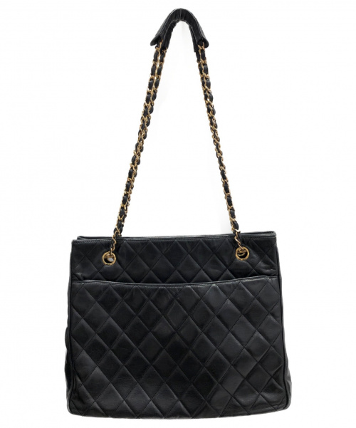 CHANEL（シャネル）CHANEL (シャネル) チェーンショルダーバッグ ブラック サイズ:- マトラッセの古着・服飾アイテム
