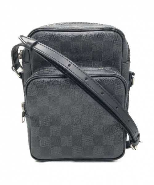 LOUIS VUITTON（ルイ ヴィトン）LOUIS VUITTON (ルイヴィトン) ダミエグラフィット・レム ブラック サイズ:- ダミエ・グラフィット N41446の古着・服飾アイテム