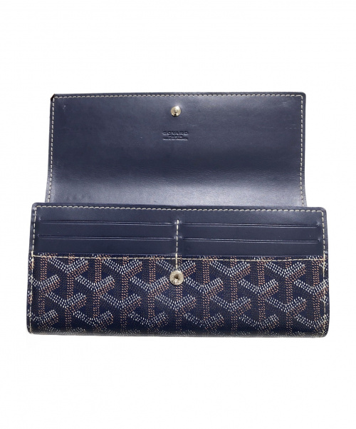 GOYARD（ゴヤール）GOYARD (ゴヤール) ヴァレンヌ ネイビー サイズ:- ヘリボーン柄の古着・服飾アイテム