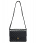 CHANEL (シャネル) ショルダーバッグ ブラック サイズ:- ラムスキン Vステッチライン　シェブロンフラップ：128000円